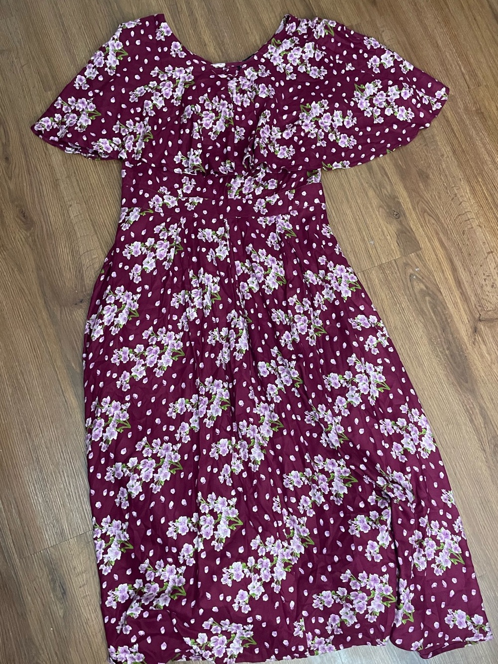 The Pyramid Collection Y2K Floral Maxi Dress Long Boho Romantic